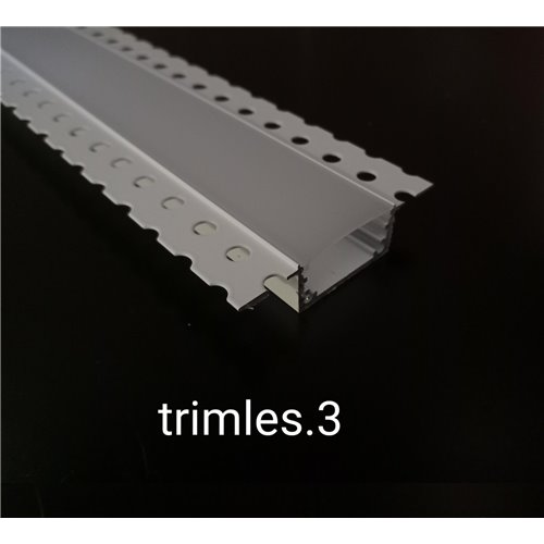 Trimles.3 : 30 X 12 mm Trimles Led Profili Çift Kapaklı 2,5 Mt Boy
